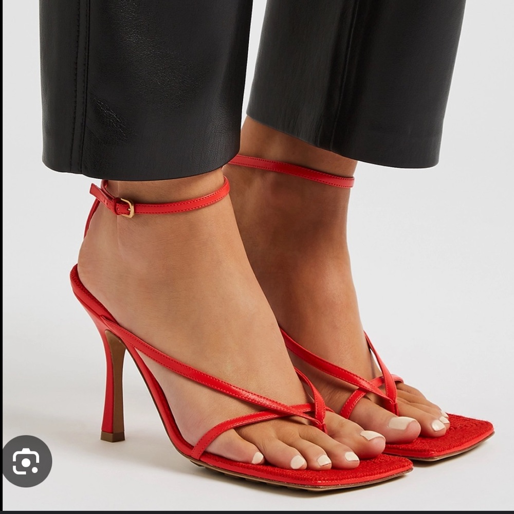 Bottega Veneta Stretch Ankle Strap Heel